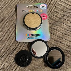 PopSockets PopMirror Aluminum Brushed Gold - Base Included